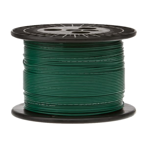 Primary Wire, Hook Up; GPT, 16 AWG, 1C C, Green, PVC, Stranded, 60V, 1000 ft.